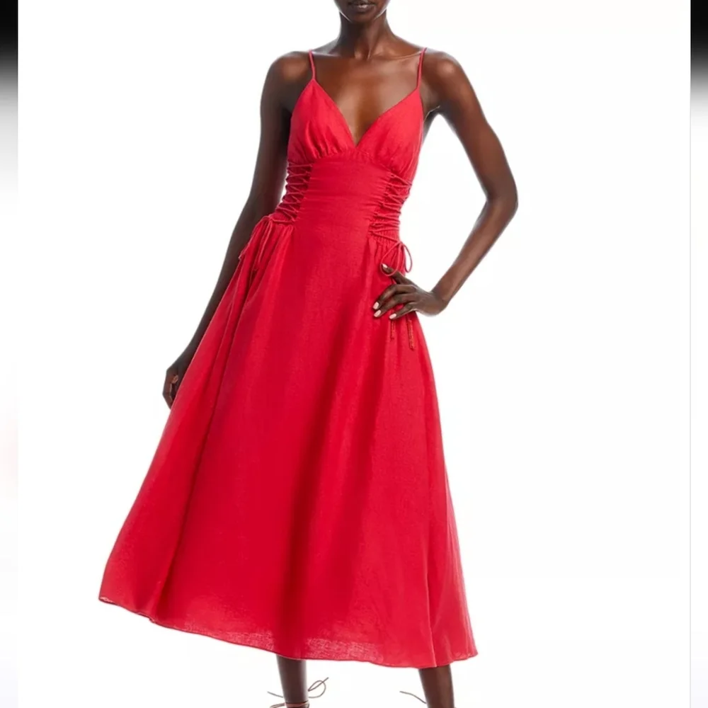 Farm Rio V Neck Sleeveless Midi Dress Size XL - Picture 1 of 16
